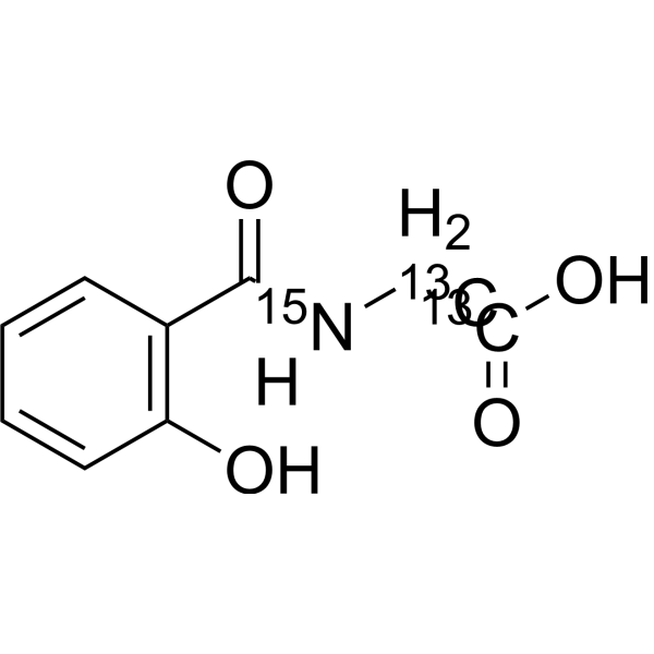Salicyluric acid-13C2,15N 1286521-95-6